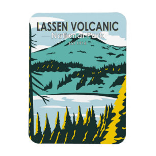 Lassen Volcanic National Park California  Magneet