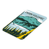 Lassen Volcanic National Park California  Magneet (Linkerzijde)