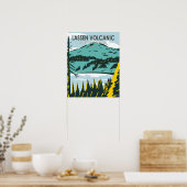 Lassen Volcanic National Park California  Poster (Keuken)