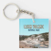Lassen Volcanic National Park California Sleutelhanger (Voorkant)