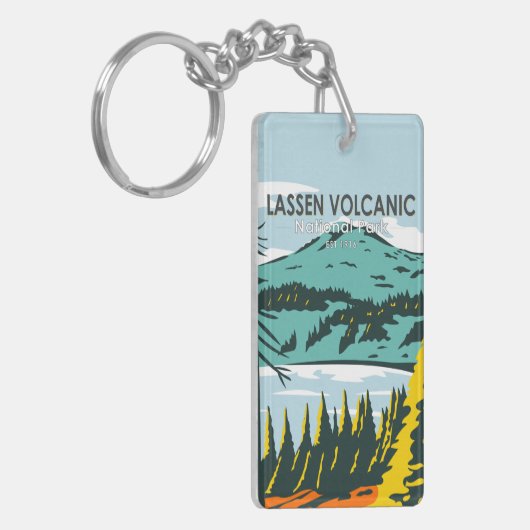 Lassen Volcanic National Park California Sleutelhanger (Voorkant Links)