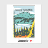 Lassen Volcanic National Park California  Sticker (Vel)