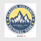 Lassen Volcanic National Park California Sticker (Vel)