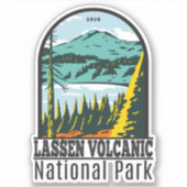 Lassen Volcanic National Park California  Sticker (Voorkant)