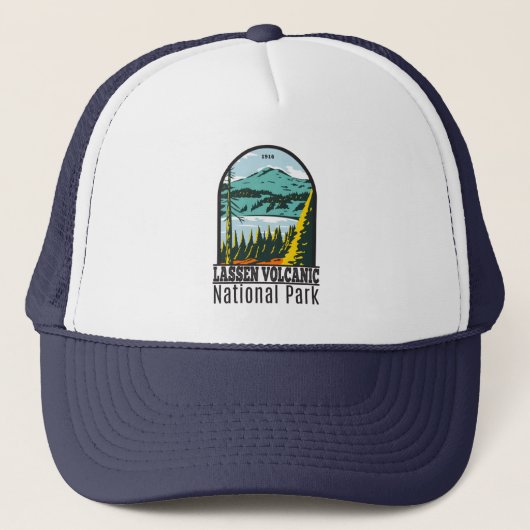 Lassen Volcanic National Park California Trucker Pet (Voorkant)