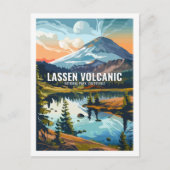Lassen Volcanic National Park California, Verenigd Briefkaart (Voorkant)