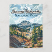 Lassen Volcanic National Park California Volcano Briefkaart (Voorkant)