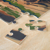 Lassen Volcanic National Park California Volcano Legpuzzel (Zijkant)