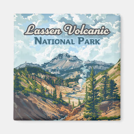 Lassen Volcanic National Park California Volcano Magneet