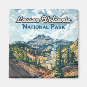 Lassen Volcanic National Park California Volcano Magneet