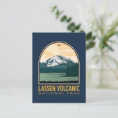 Lassen Volcanic National Park  Emblem Briefkaart (Staand voorkant)