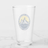 Lassen Volcanic National Park Landscape Glas (Achterkant)