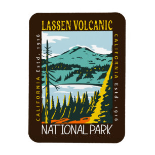 Lassen Volcanic National Park  Magneet