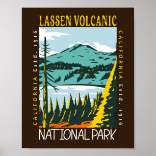 Lassen Volcanic National Park  Poster