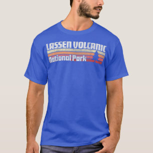 Lassen Volcanic National Park Retro 70-80 T-shirt