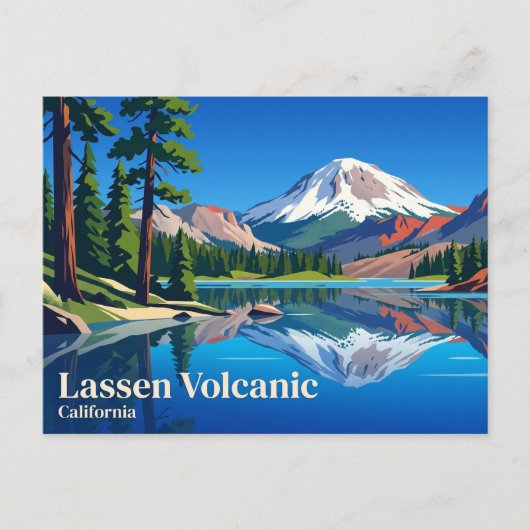 Lassen Volcanic National Park VS Briefkaart (Voorkant)