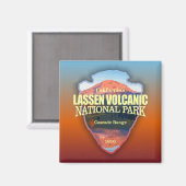 Lassen Volcanic (pijlpunt) Magneet (Voorkant / Achterkant)