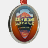 Lassen Volcanic (pijlpunt) Metalen Ornament (Rechts)