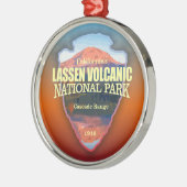 Lassen Volcanic (pijlpunt) Metalen Ornament (Links)