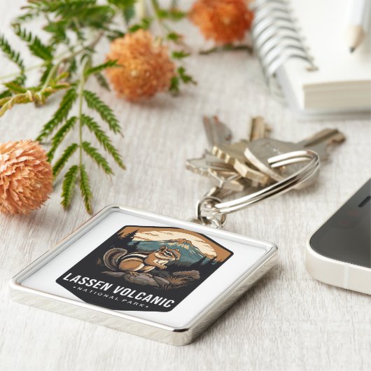 LASSEN VOLCANO NATIONAL PARK SLEUTELHANGER (Zijkant)