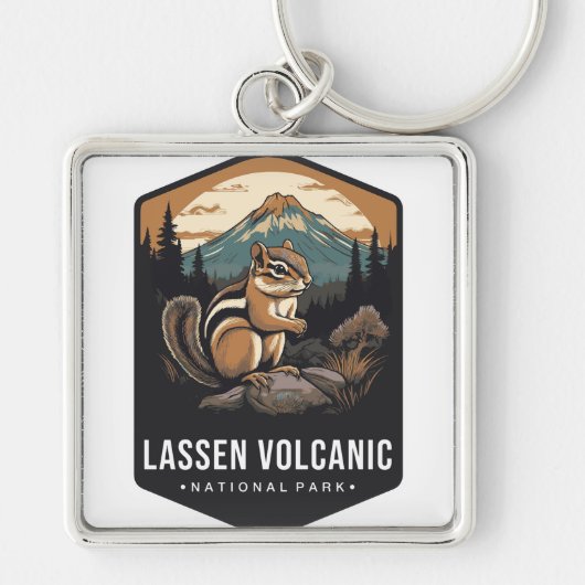 LASSEN VOLCANO NATIONAL PARK SLEUTELHANGER (Voorkant)