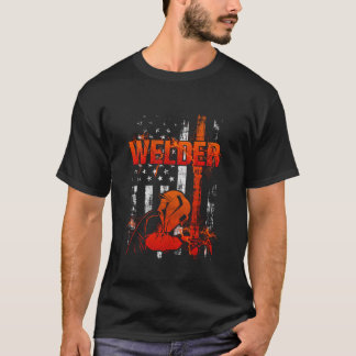 Lassen voor lassen, op de achterzijde van t-shirt