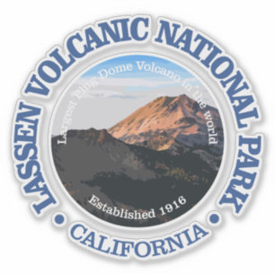 Lassen vulkanisch (NP2) Sticker