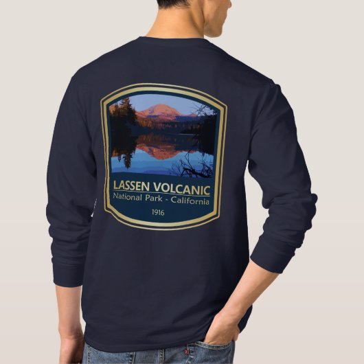 Lassen Vulkanisch NP (PF1) T-shirt (Achterkant)