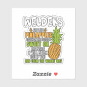 Lassen zijn als ananassen. sticker (Vel)