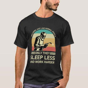 Lassen zoals gewone mensen - lassen t-shirt