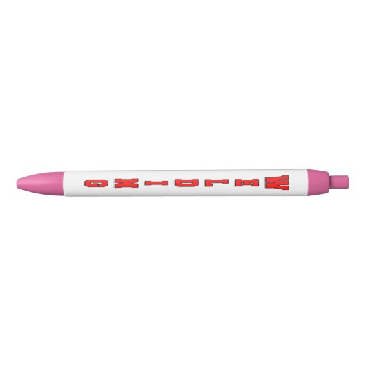 Lassen Zwarte Inkt Pen (Voorkant)