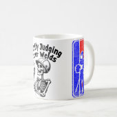 Lassenbeker Zwijgend Uw Lassen Oordelen Koffiemok (Voorkant rechts)