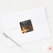 Lassencontract constructie add naam contact nr vierkante sticker (Envelop)