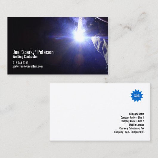 Lassentorch Violet Visitekaartje (Voorkant / Achterkant)