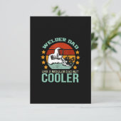  lassenvader als een gewone vader, maar koeler bedankkaart (Staand voorkant)