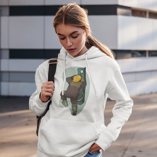 Lasser aan het werk Hoodie