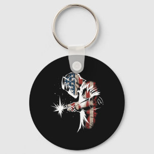 Lasser Amerikaanse Vlag USA Patriottische Lasser G Sleutelhanger