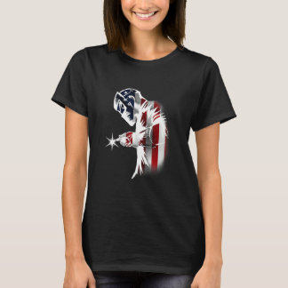 Lasser Amerikaanse Vlag USA Patriottische Lasser K T-shirt