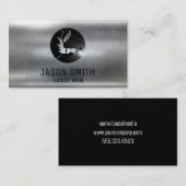 lasser | bouw | Metaal Visitekaartje (Voorkant / Achterkant)