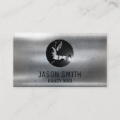 lasser | bouw | Metaal Visitekaartje (Voorkant)