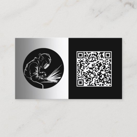 Lasser Custom QR Visitekaartje (Voorkant)