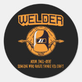 Lasser Definitie Grappige Sticker (Voorkant)