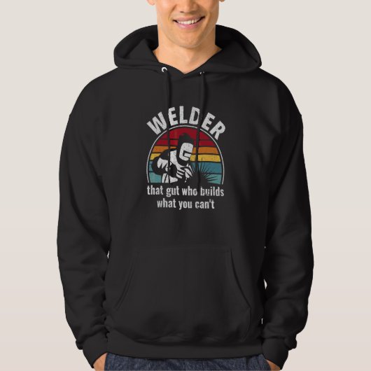 Lasser Definitie Lassen Staalconstructeur Lasser Hoodie (Voorkant)