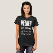 lasser definitie repareert spul grappige laspen t-shirt (Voorkant volledig)