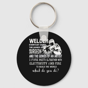 Lasser die handen gebruiken Chirurg Geniaal Kunste Sleutelhanger