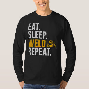 Lasser Eten Slapen Lassen Herhalen T-shirt