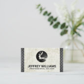 Lasser | Grunge | Diamantstaal  Visitekaartje (Staand voorkant)