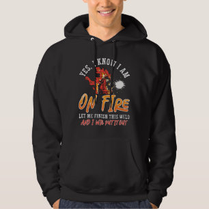 Lasser Ik sta in brand Laat me het lassen van lass Hoodie