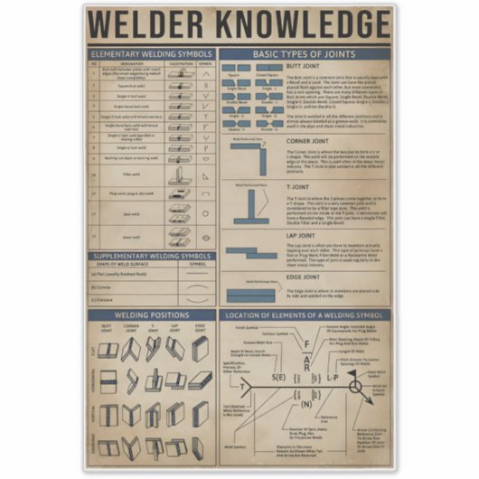 lasser kennis lassen vintage ART Sticker (Voorkant)