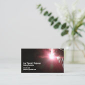 Lasser lasfakkel rood visitekaartje (Staand voorkant)